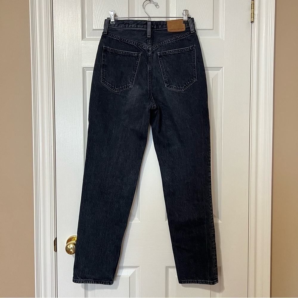 Aritzia Denim Forum Boyfriend High Rise Loose 28L Washed Black Jeans - Sz 24 - Picture 8 of 16